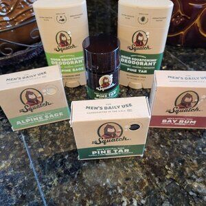 Dr. Squatch Bundle - all new - 3 Soaps and 3 Deodorants - Stocking Stuffers??